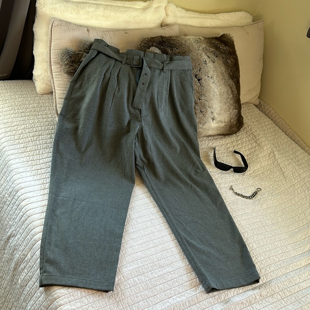 Abercrombie & Fitch Gray Trousers